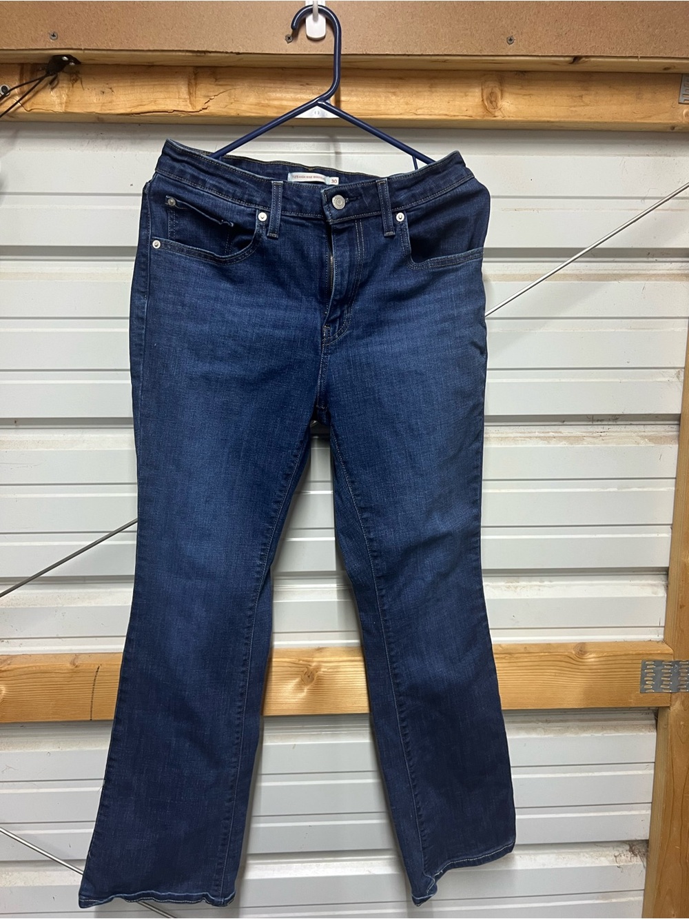 Levi's 725 Dark Blue Flare Jeans